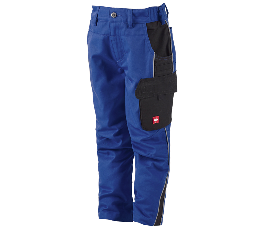 Pantalons: Pantalon à taille élastique enfants e.s.active + bleu royal/noir