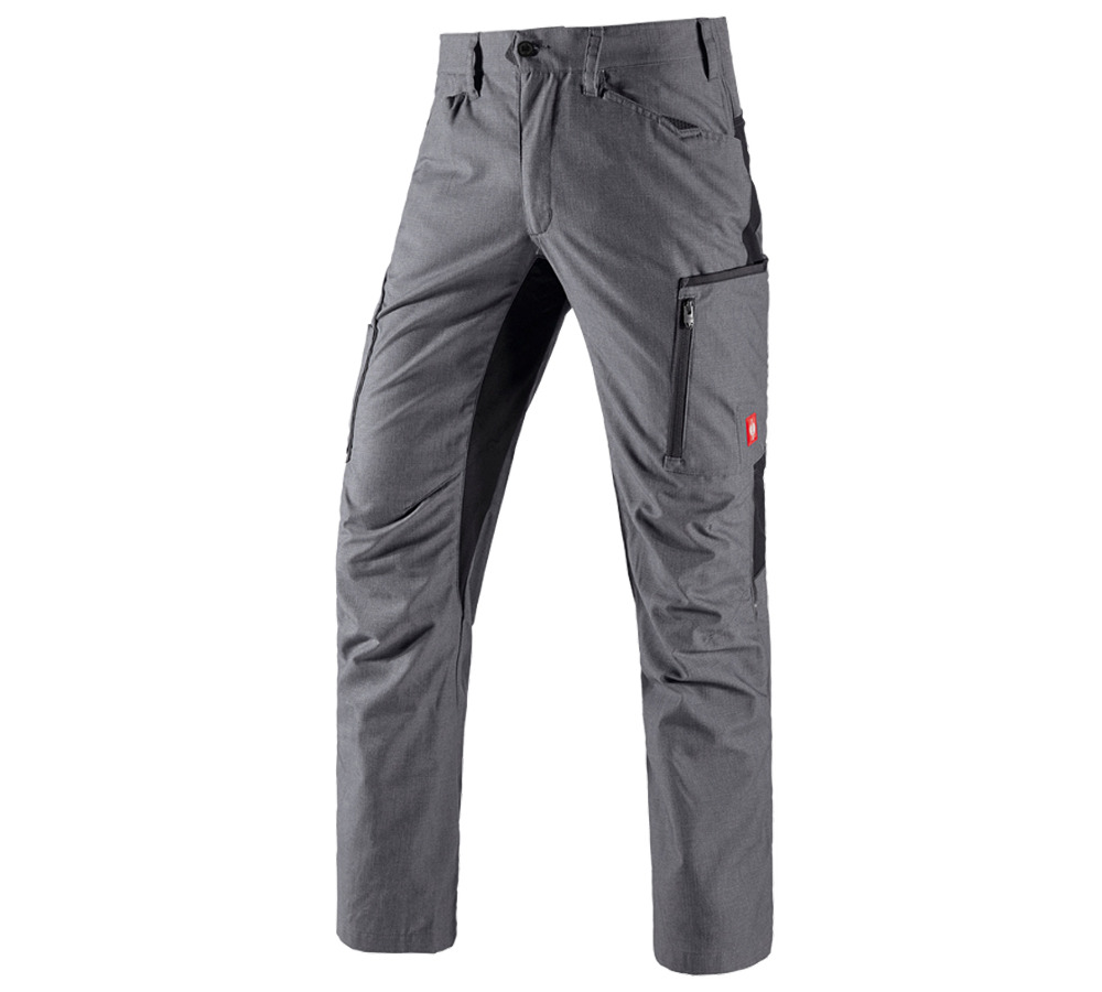 Cold: Winter trousers e.s.vision + cement melange/black
