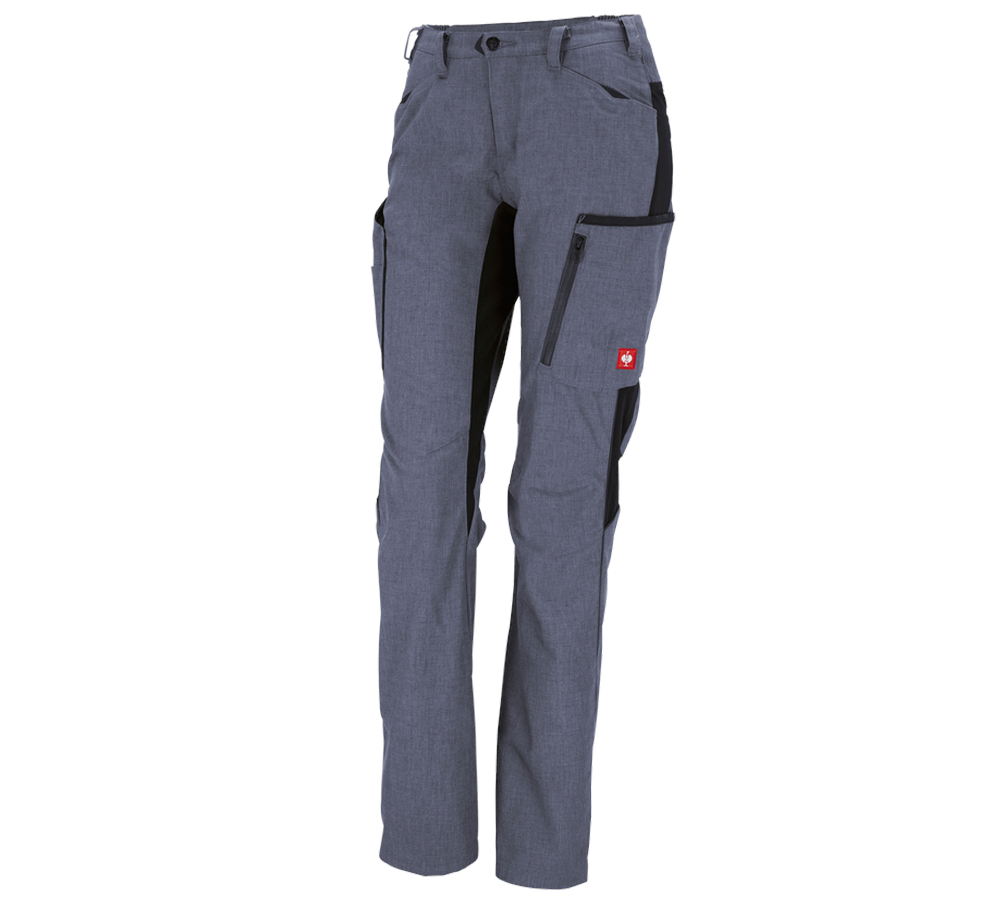 Gardening / Forestry / Farming: Winter ladies' trousers e.s.vision + pacific melange/black