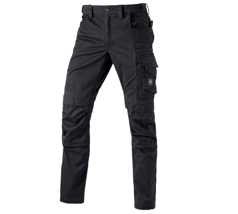 Plumbers / Installers: Trousers e.s.motion ten + oxidblack