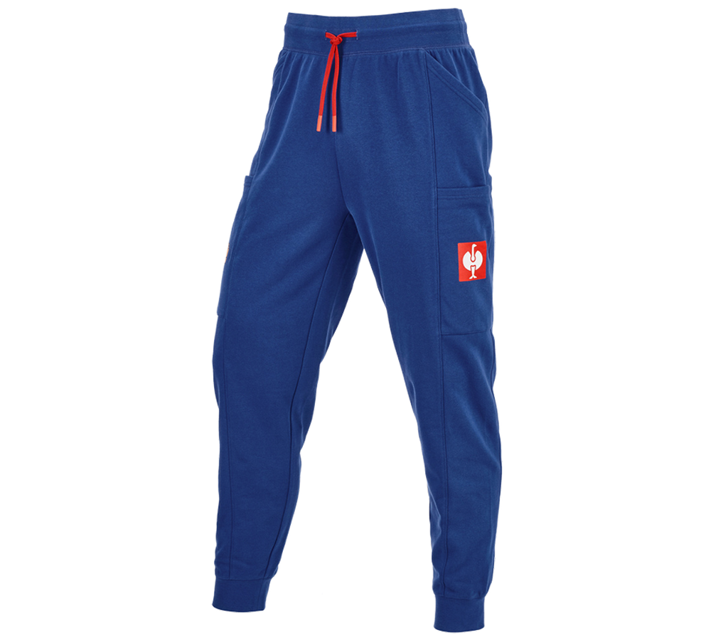 Collaborations: Super Mario Pantalon sweat, hommes + bleu alcalin