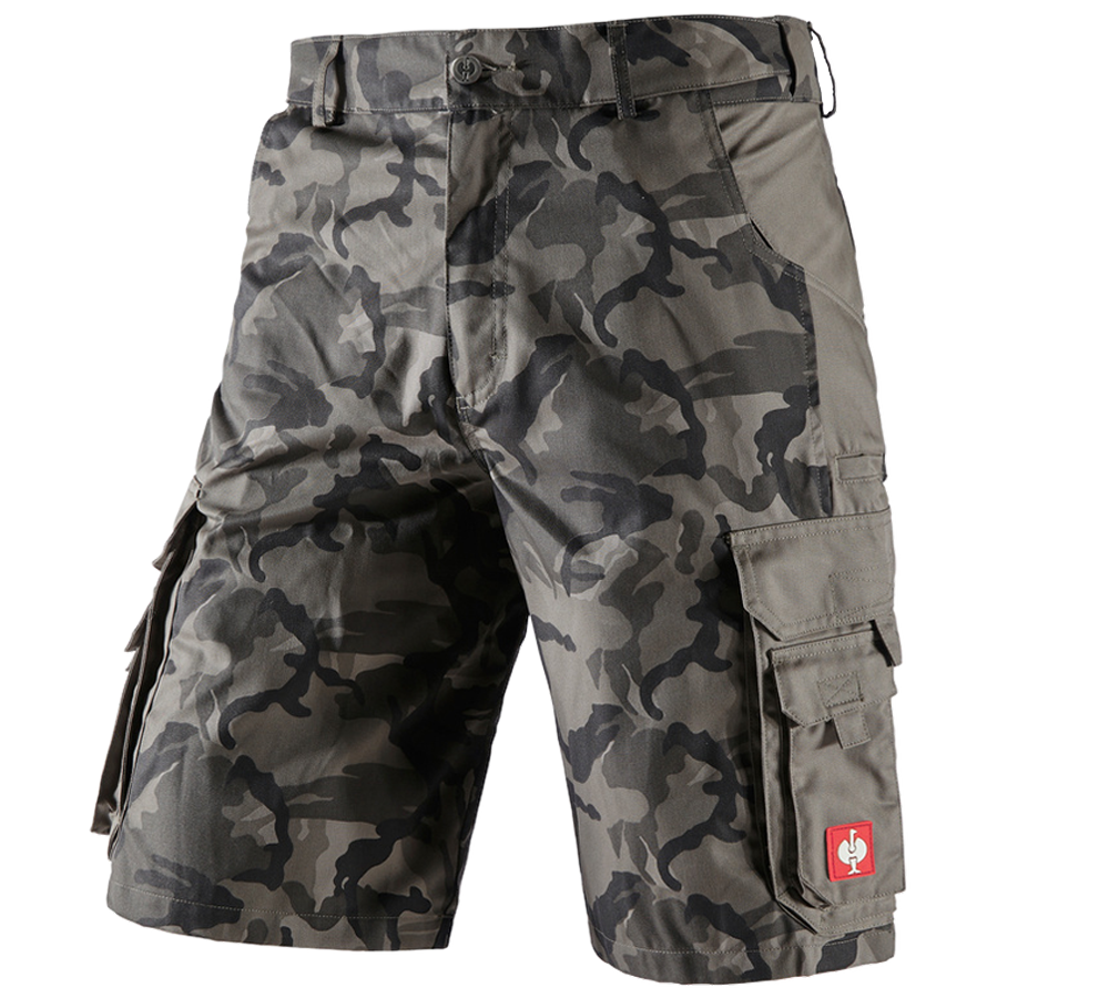 Gardening / Forestry / Farming: Shorts e.s.camouflage + camouflage stonegrey