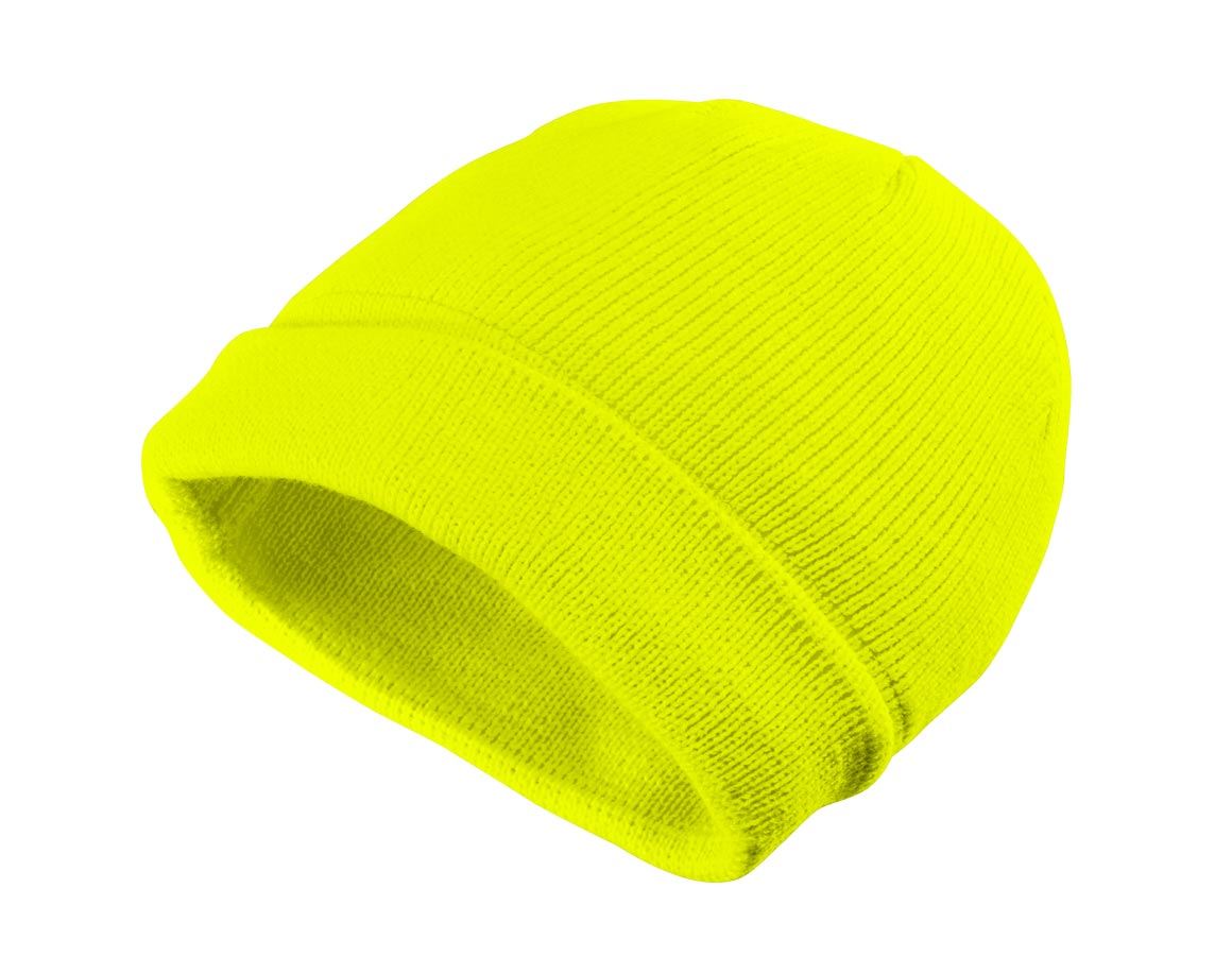 Froid: Bonnet d'hiver en tricot Neon + jaune