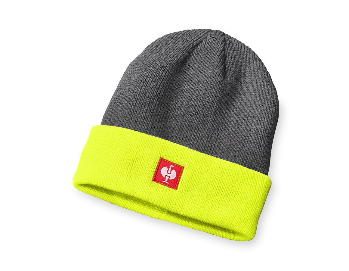 Thèmes: Bonnet tricoté e.s.motion 24/7 + anthracite/jaune fluo