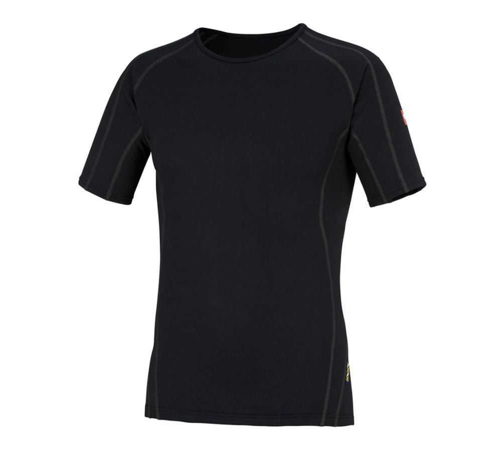 Cold: e.s. Functional-t-shirt clima-pro - warm, men's + black