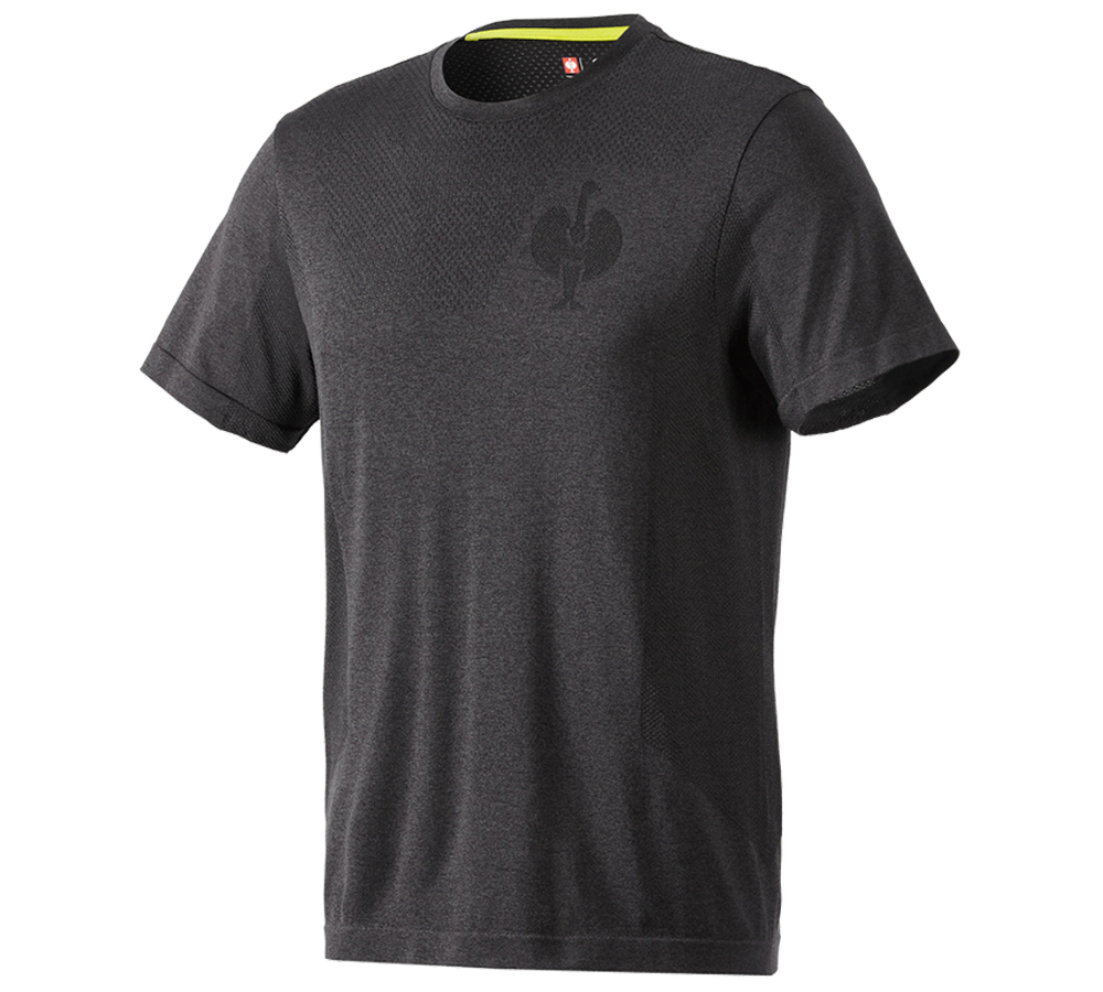 Topics: T-Shirt seamless e.s.trail + black melange