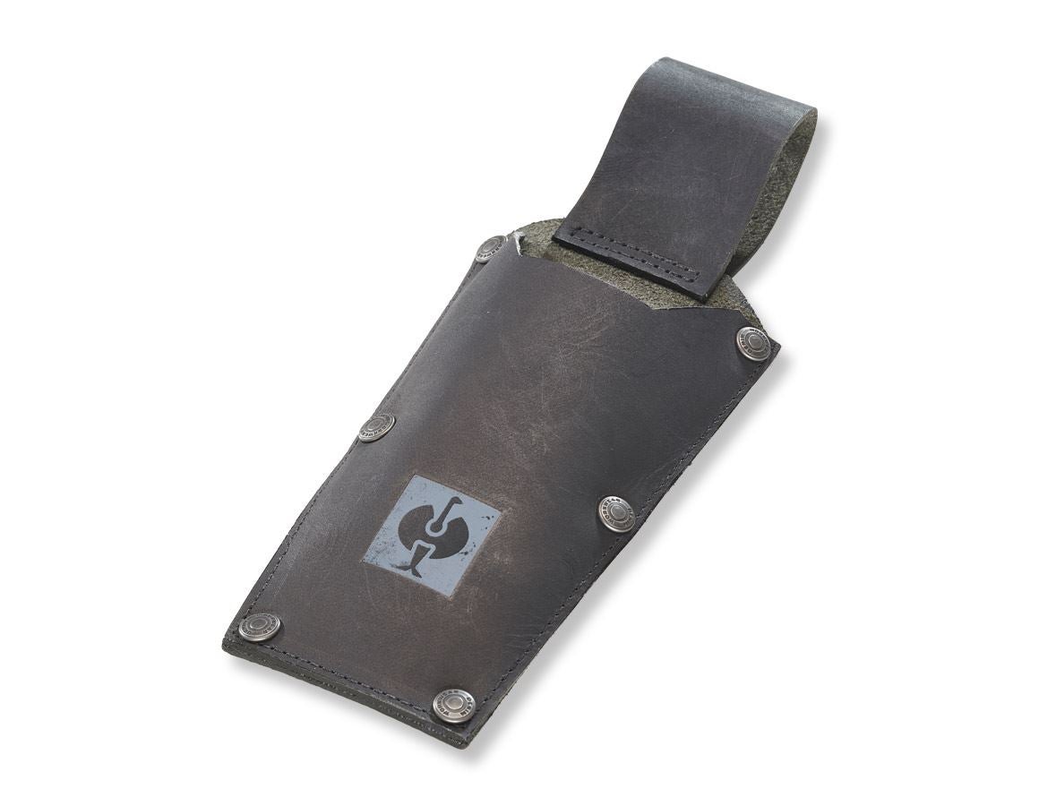 Knives: Leather knife bag e.s.vintage + black