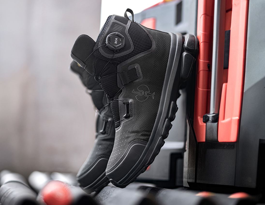 S1: S1 Safety boots e.s. Triest mid + black