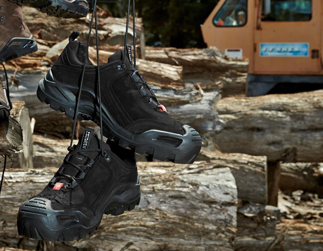 Safety Trainers: e.s. S3 Chaussures basses de sécurité Nembus low + noir
