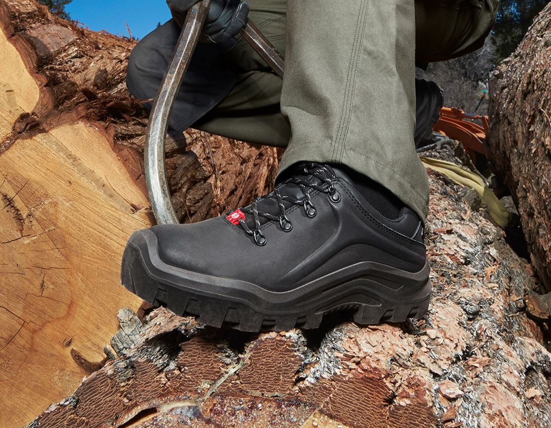 Roofer / Crafts_Footwear: e.s. S3 Safety shoes Cebus low + black 1