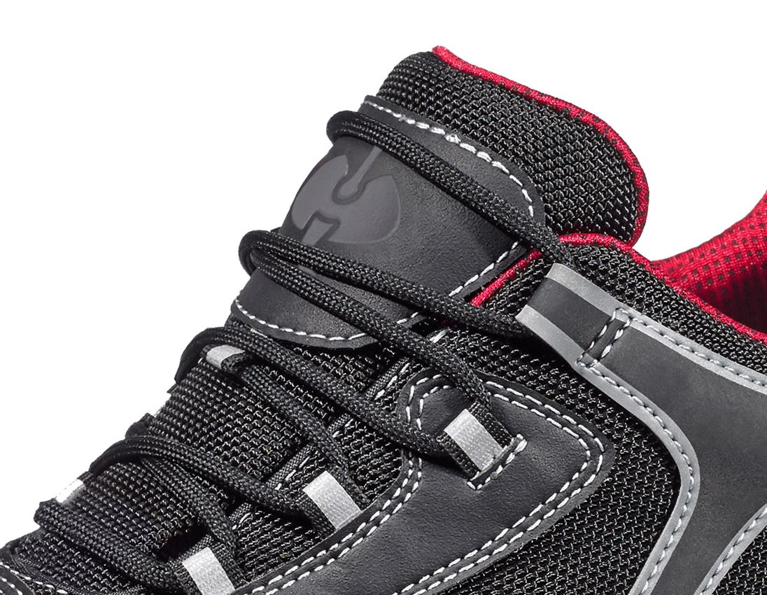 Safety Trainers: e.s. S3 Chaussures basses de sécurité Zahnia low + noir/rouge 2