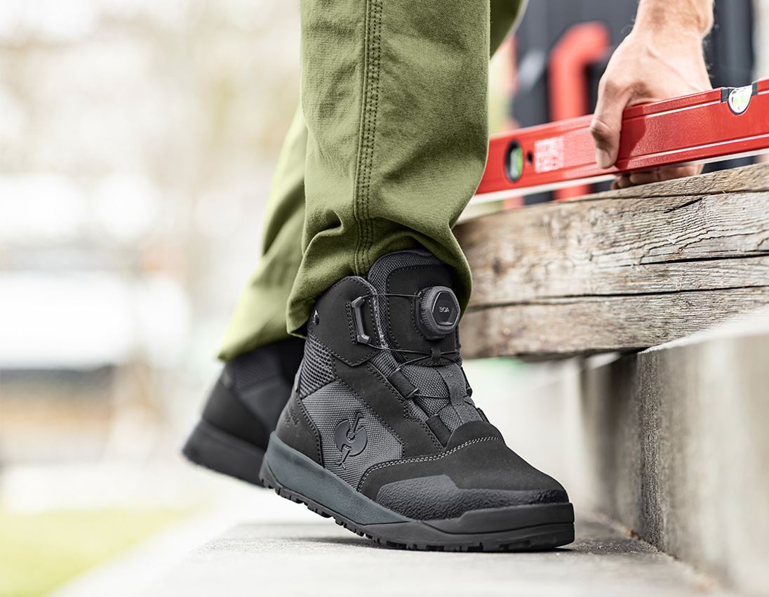 S3: S7 Safety boots e.s. Murcia mid + carbongrey/black 1