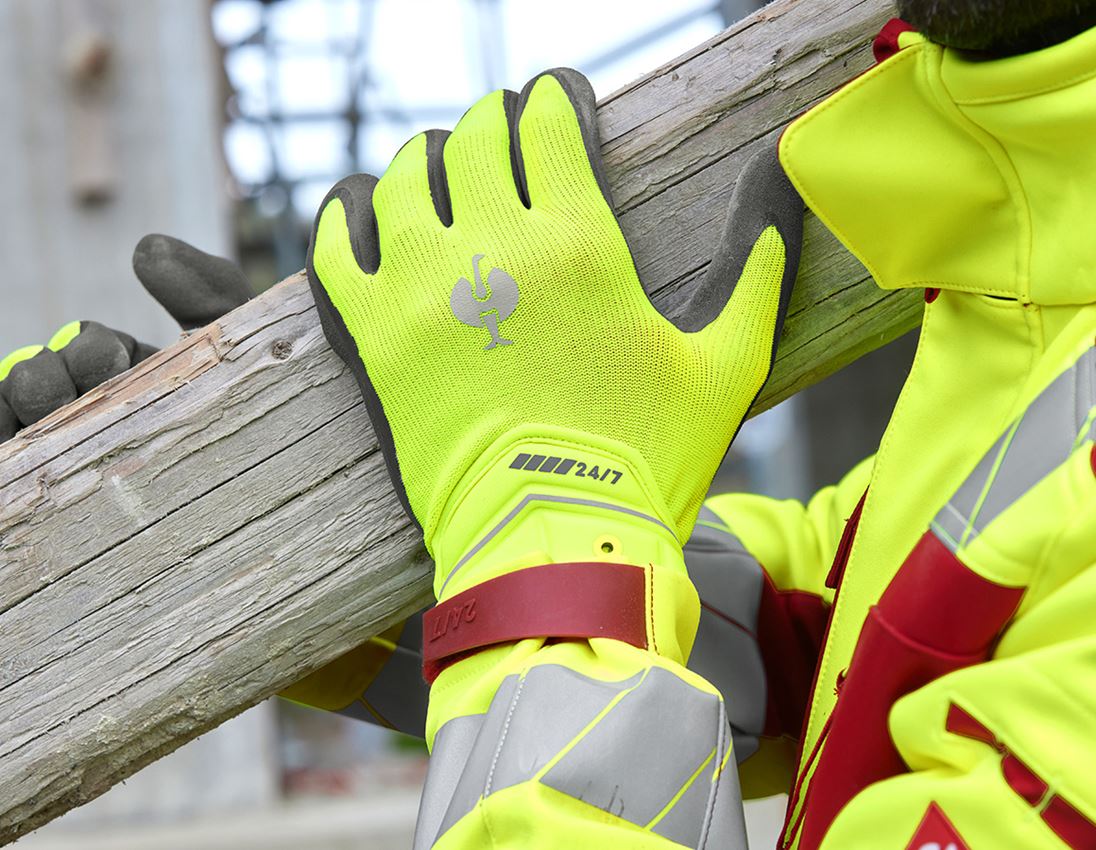 Thèmes: Gants hybrides e.s.motion 24/7 + jaune fluo/anthracite