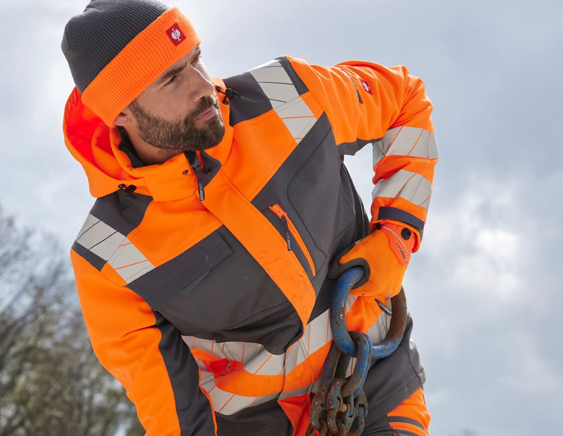 Topics: Hybrid gloves e.s.motion 24/7 + high-vis orange/anthracite 2