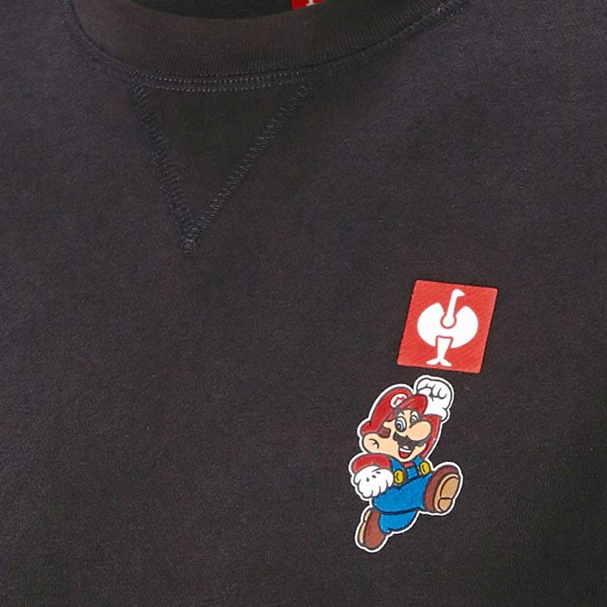 Collaborations: Super Mario Sweatshirt, hommes + noir 2