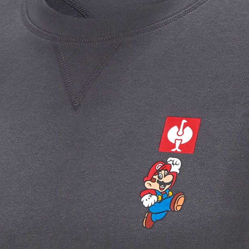 Collaborations: Super Mario Sweatshirt, men's + anthracite 2