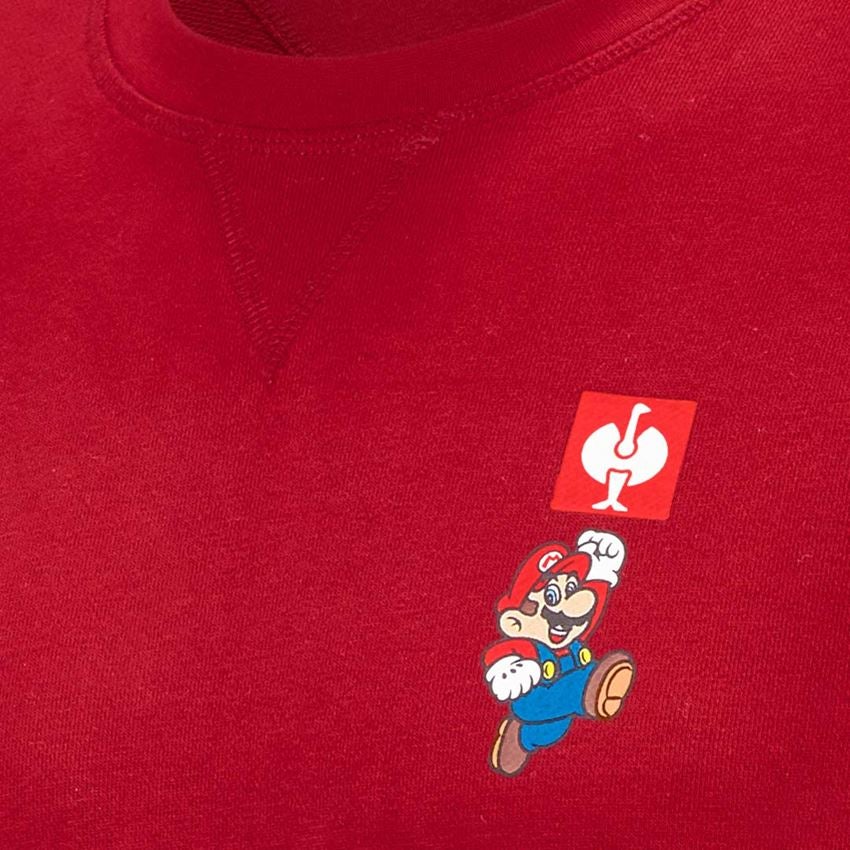 Collaborations: Super Mario Sweatshirt, men's + fiery red 2