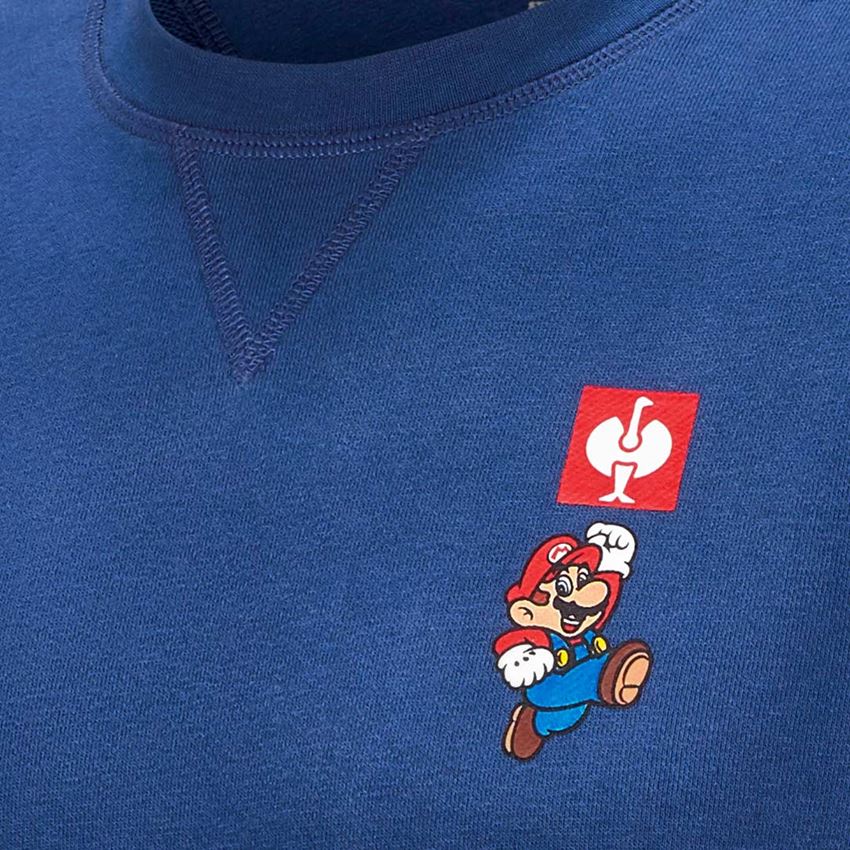 Collaborations: Super Mario Sweatshirt, men's + alkaliblue 2