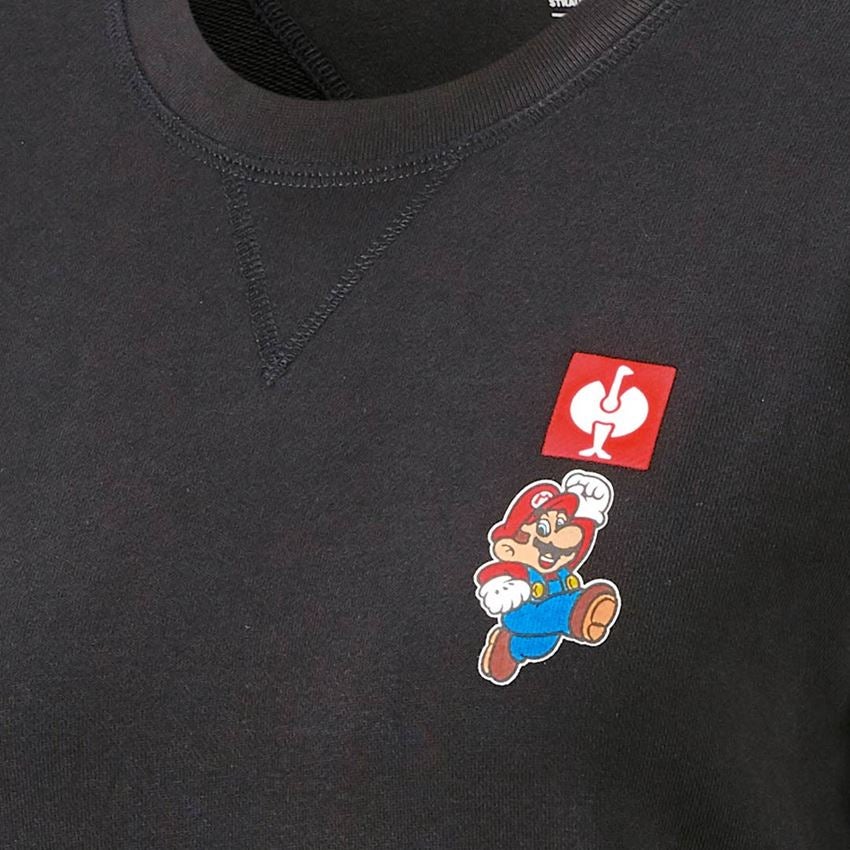 Collaborations: Super Mario Sweatshirt, femmes + noir 2