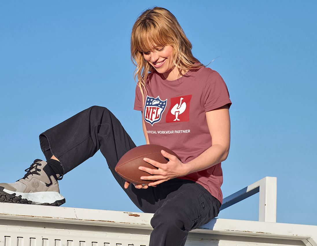 Collaborations: NFL T-Shirt cotton, ladies + oxidred 1