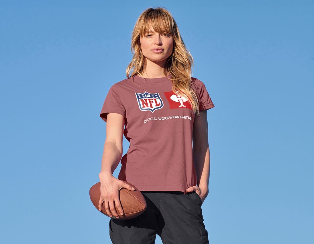 Collaborations: NFL T-Shirt cotton, ladies + rouge oxyde