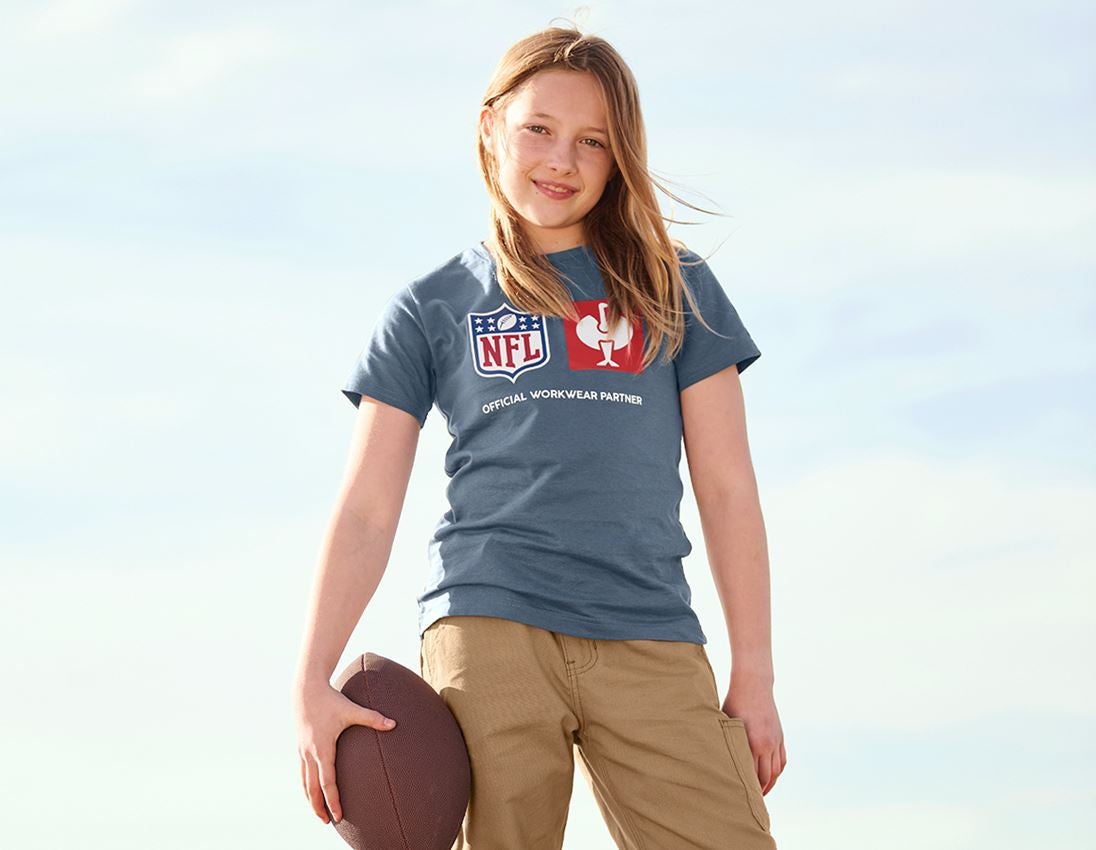 Collaborations: NFL T-Shirt cotton, kids + bleu oxyde