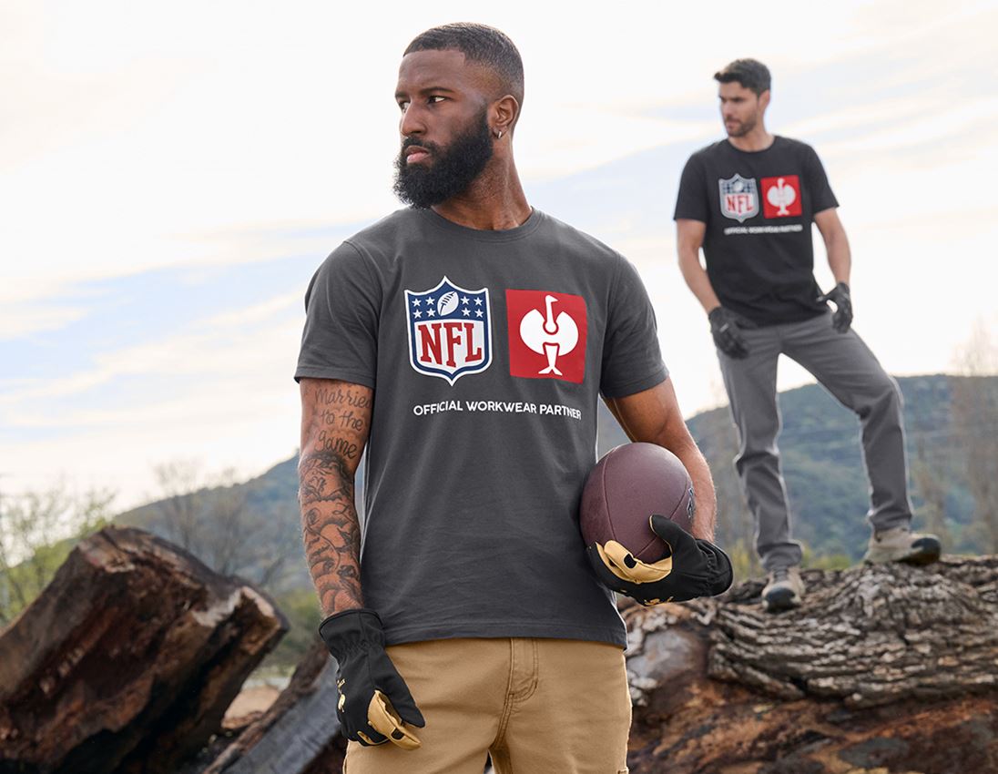 Hauts: NFL T-Shirt cotton + gris carbone 1