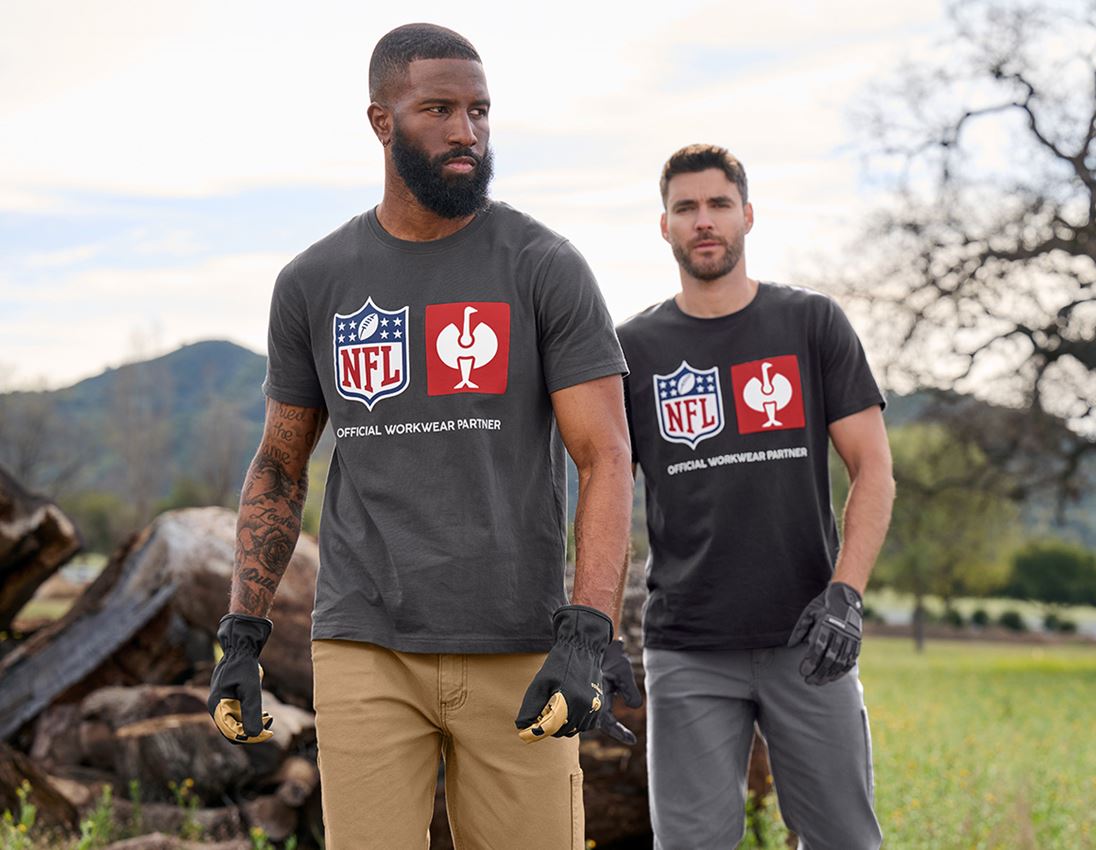 Hauts: NFL T-Shirt cotton + gris carbone 2