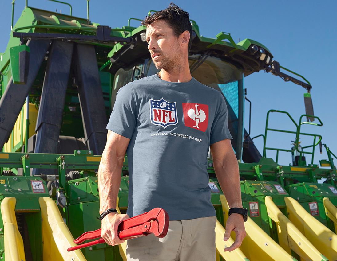 Collaborations: NFL T-Shirt cotton + bleu oxyde 4