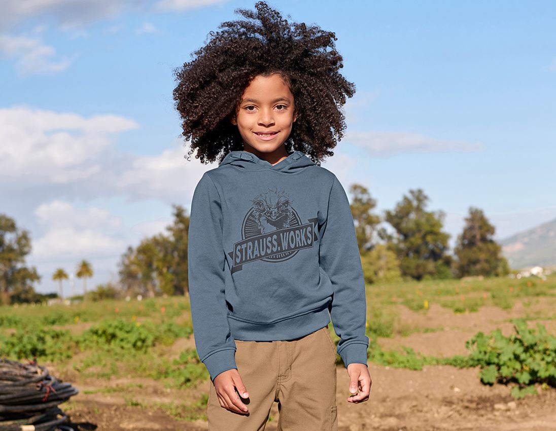 Shirts, Pullover & more: Hoody sweatshirt e.s.iconic works, children's + oxidblue