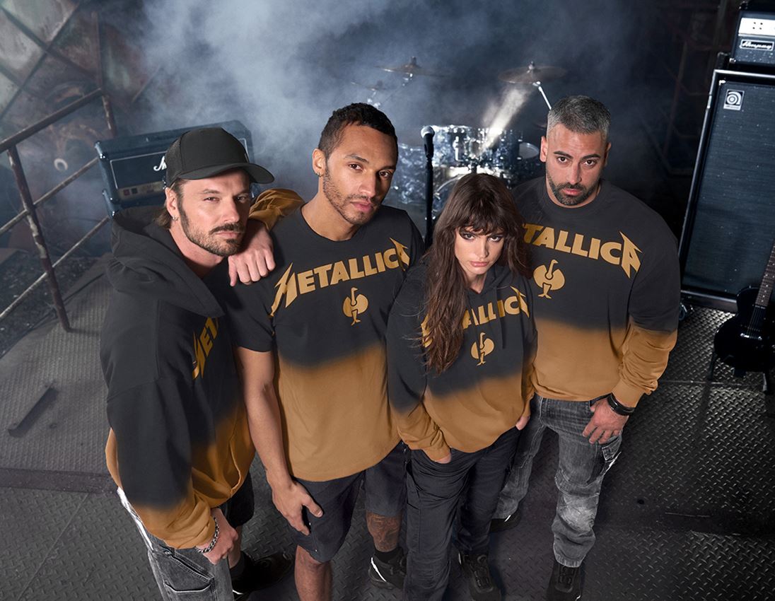 Hauts: Metallica cotton hoodie, ladies + gris magnétique/granit 2