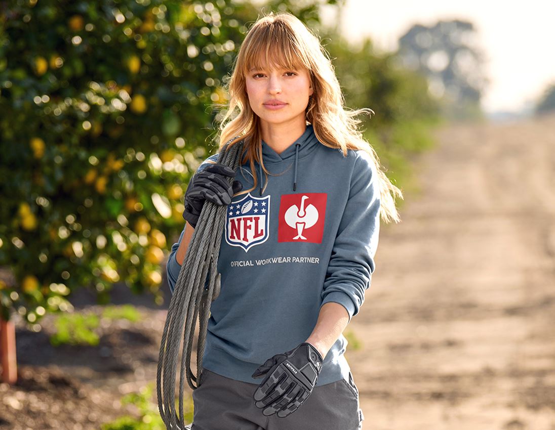 Collaborations: NFL Hoodie cotton, ladies + bleu oxyde 1