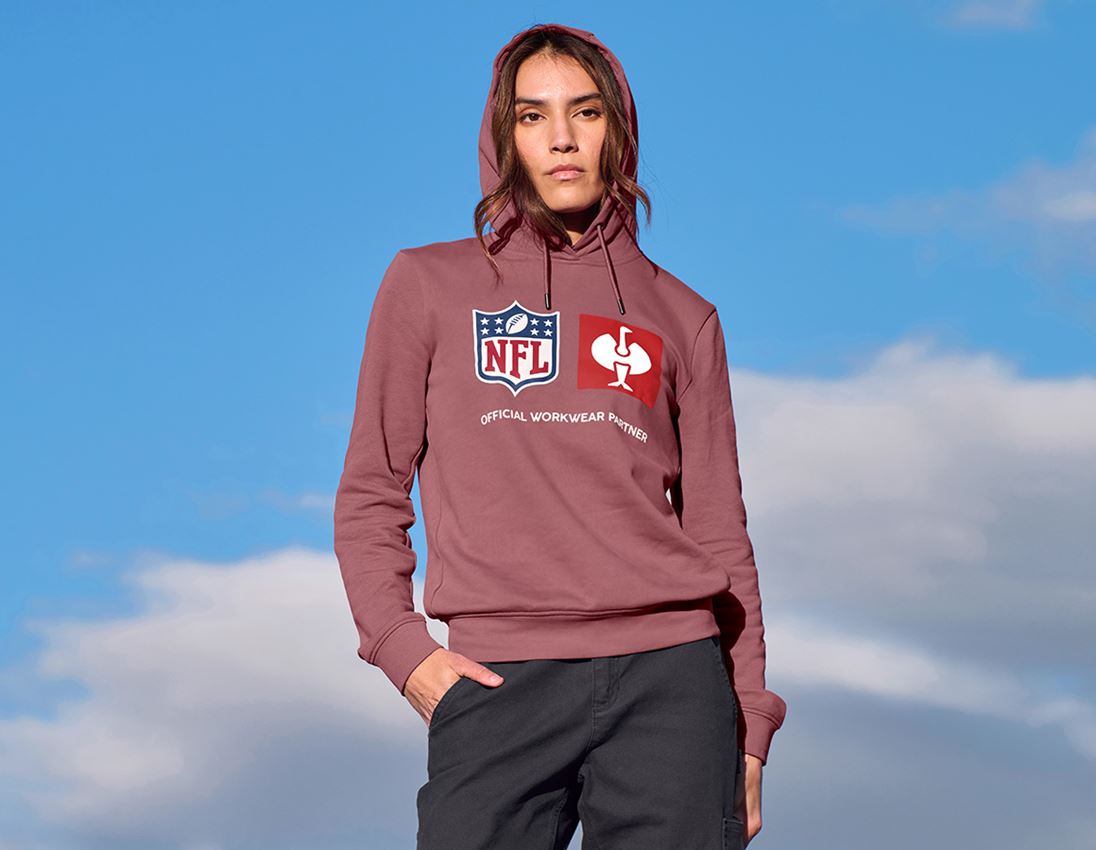 Collaborations: NFL Hoodie cotton, ladies + rouge oxyde 2