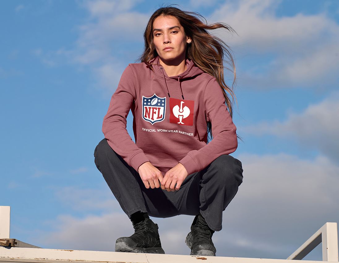 Collaborations: NFL Hoodie cotton, ladies + oxidred 1