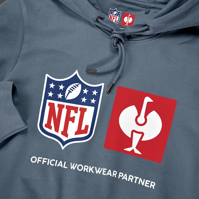 Collaborations: NFL Hoodie cotton, ladies + bleu oxyde 2