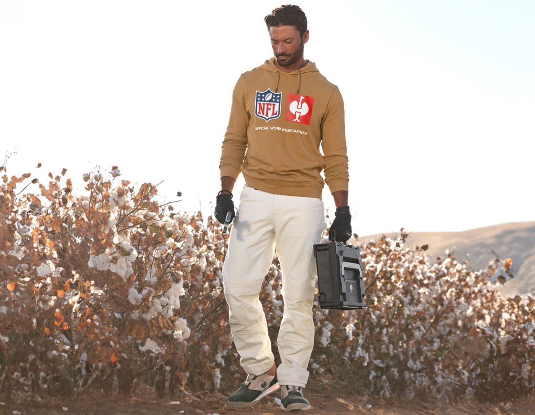 Collaborations: NFL Hoodie cotton + almondbrown 1