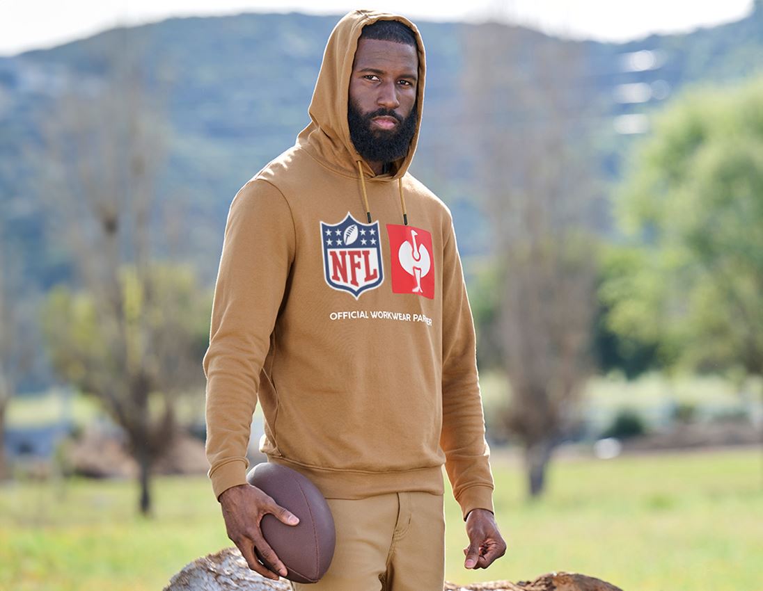 Collaborations: NFL Hoodie cotton + almondbrown 2