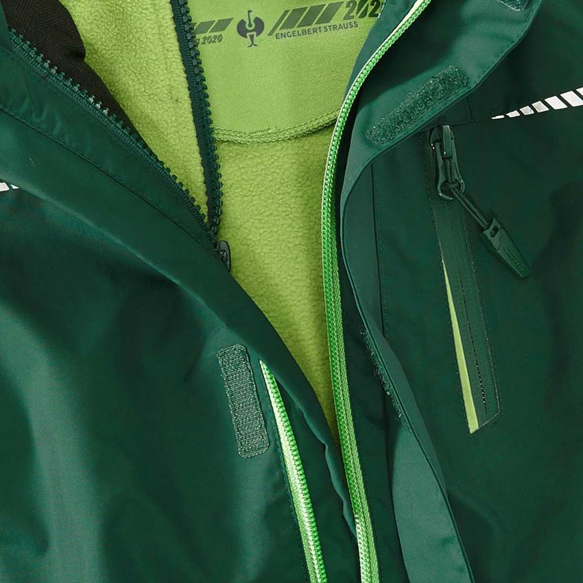 Cold: 3 in 1 functional jacket e.s.motion 2020,  childr. + green/seagreen 2
