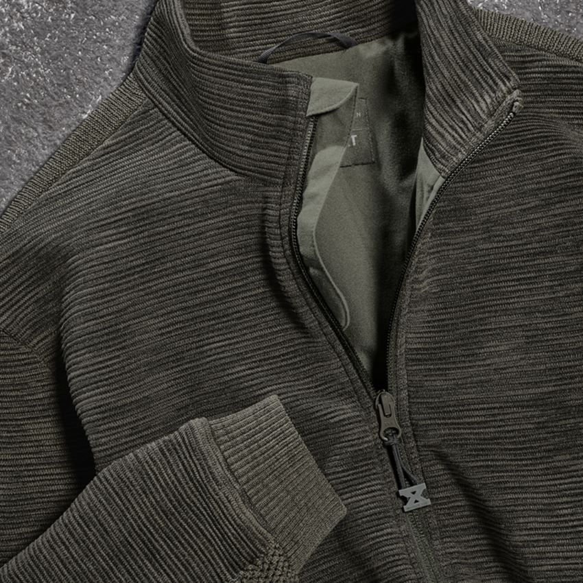 Vestes de travail: Veste en tricot e.s.motion ten + vert camouflage 2