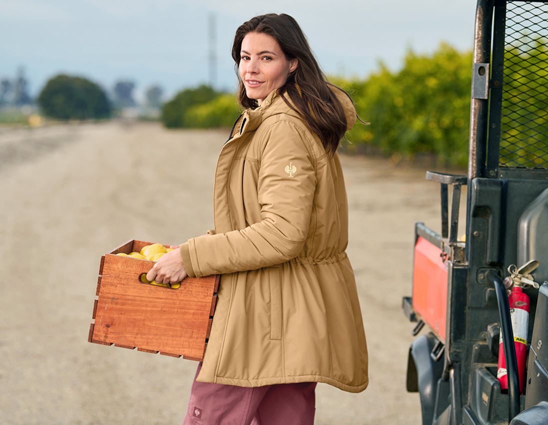 Work Jackets: Parka e.s.iconic, ladies' + almondbrown 6