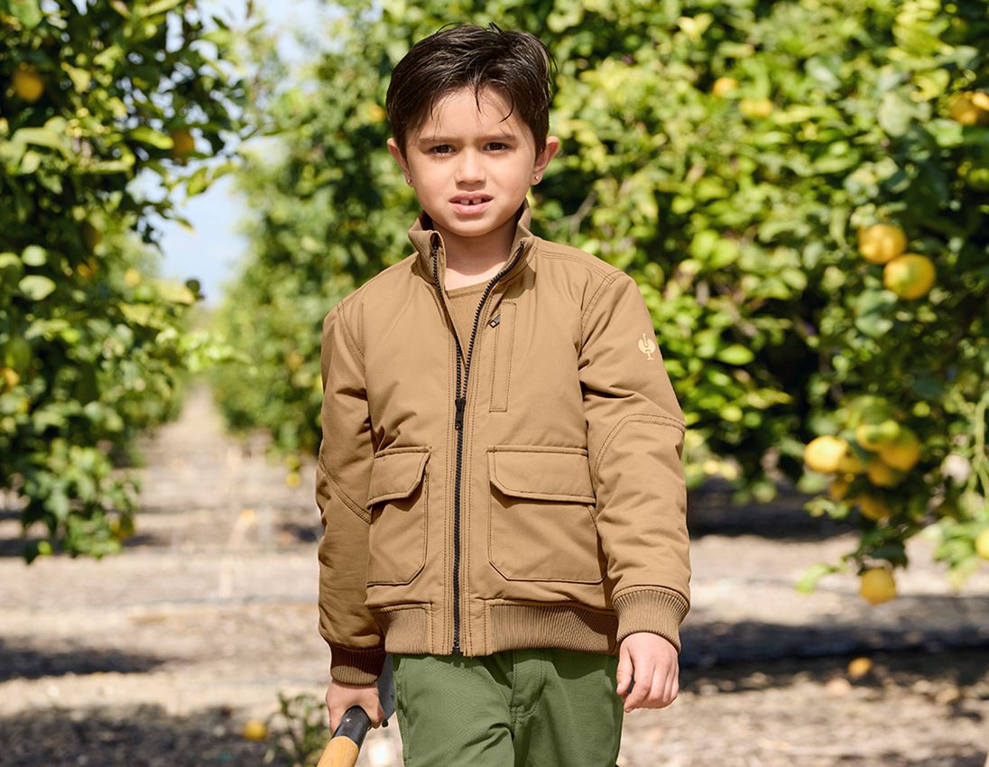 Jackets: Pilot jacket e.s.iconic, children's + almondbrown 1