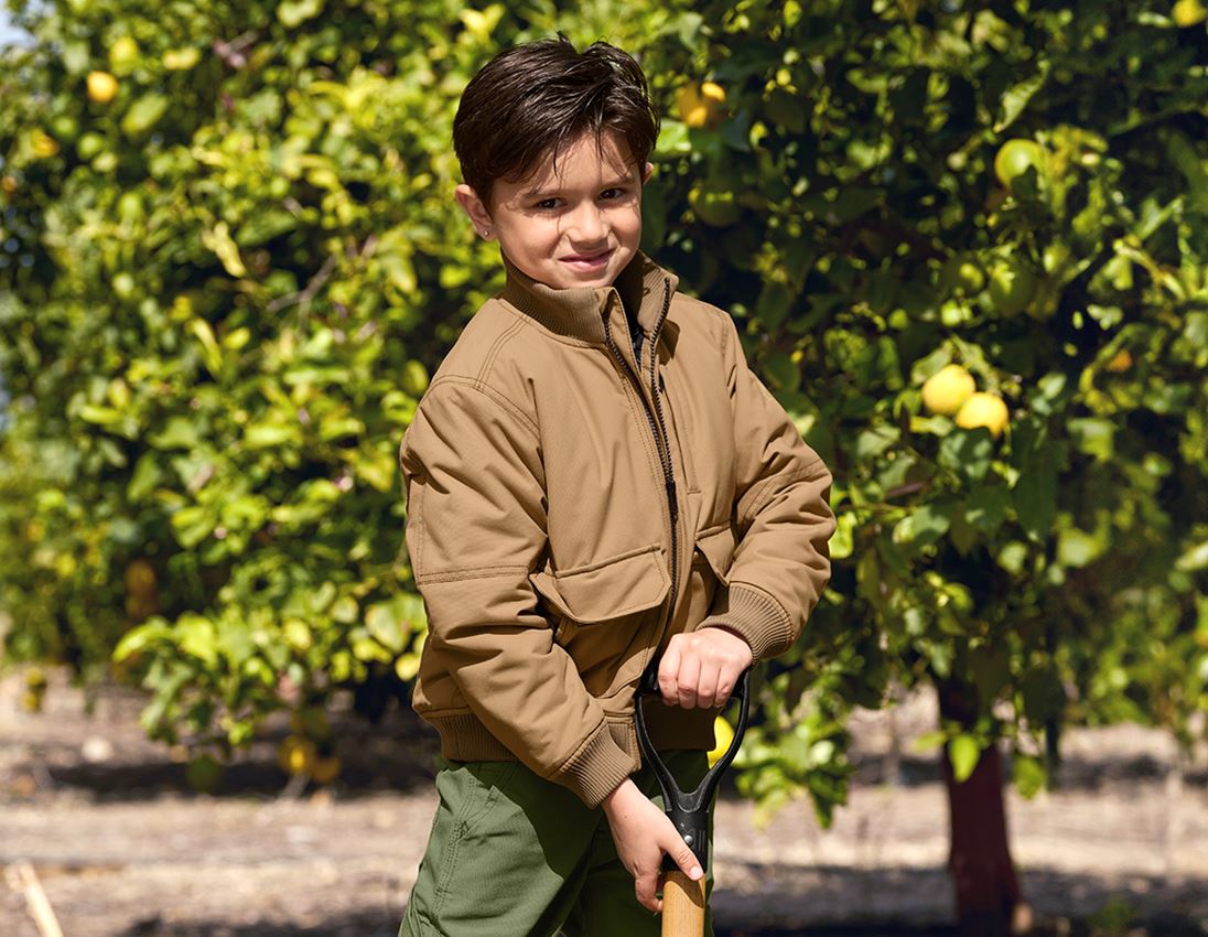 Jackets: Pilot jacket e.s.iconic, children's + almondbrown 3