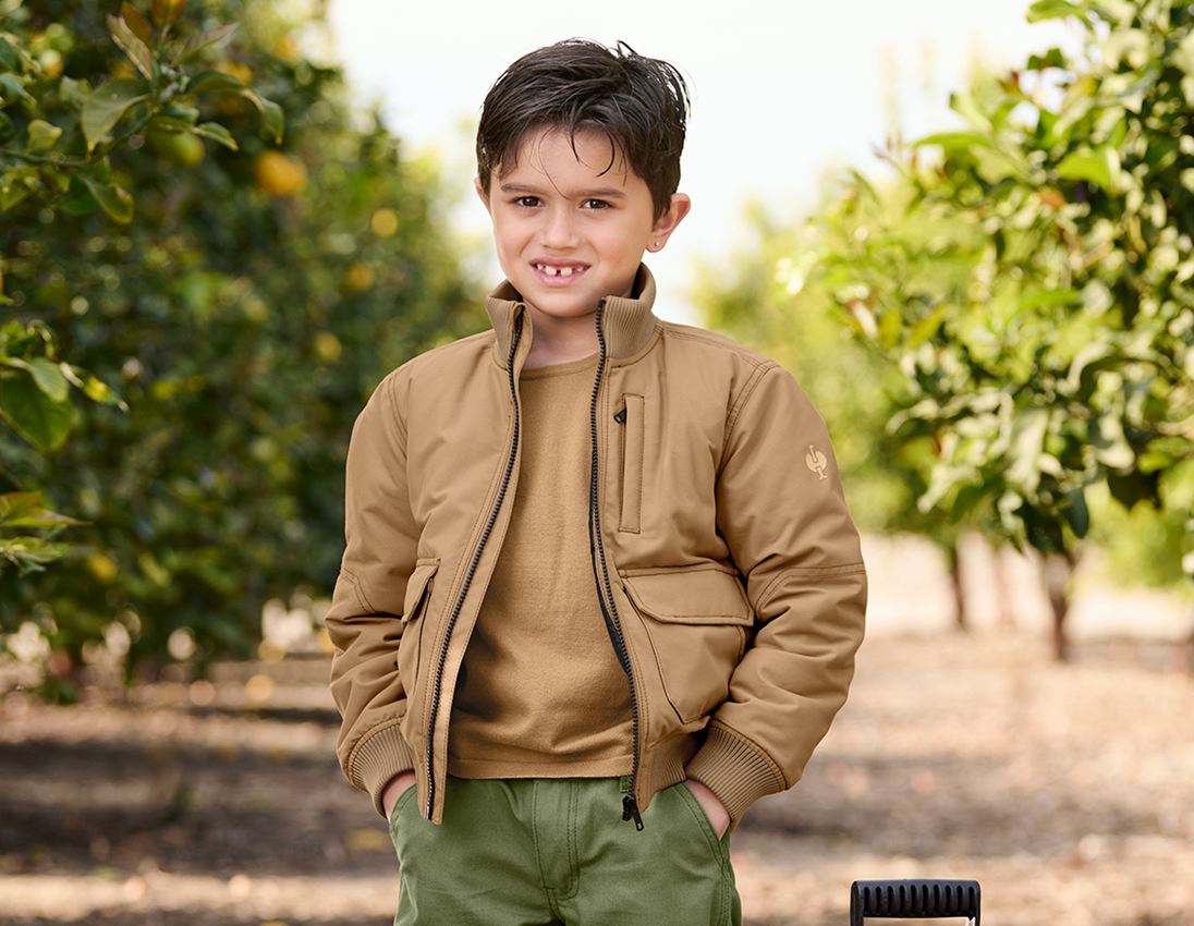 Jackets: Pilot jacket e.s.iconic, children's + almondbrown