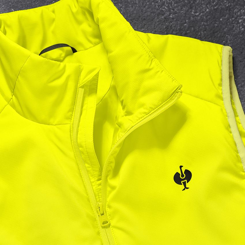 Gilets de travail: Gilet e.s.trail + jaune acide/noir 2