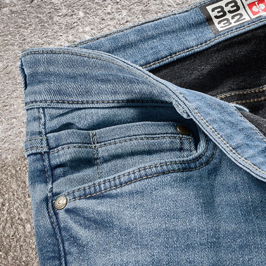 Topics: e.s. Winter 5-Pocket stretch jeans + stonewashed 2