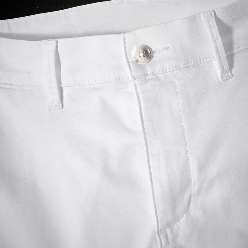 Thèmes: e.s. Pantalon de travail à 5 poches Chino + blanc 2