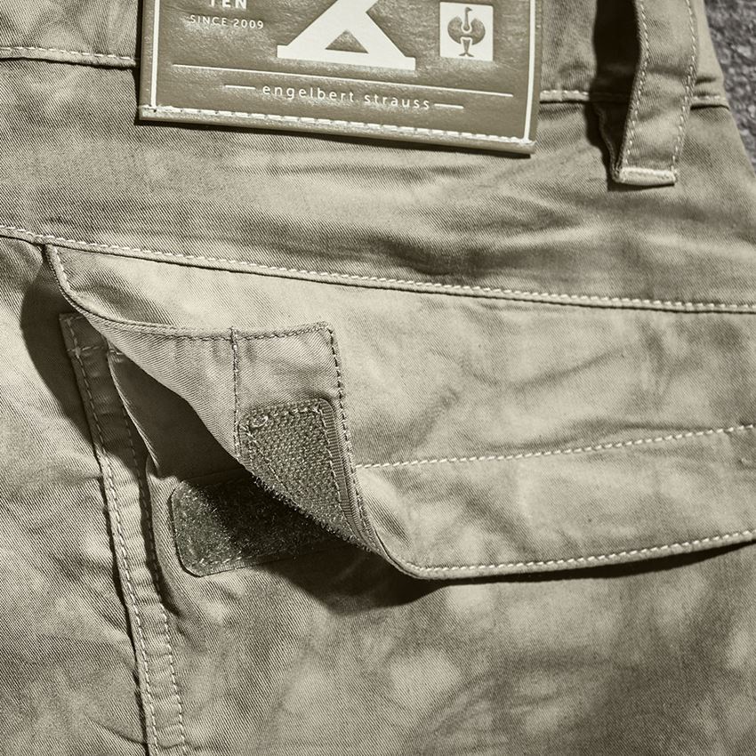 Pantalons de travail: Short cargo e.s.motion ten d’été + vert marais vintage 2