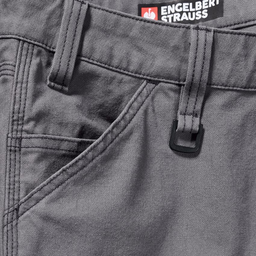 Pantalons de travail: Pantalon à taille élastique e.s.iconic + gris carbone 2