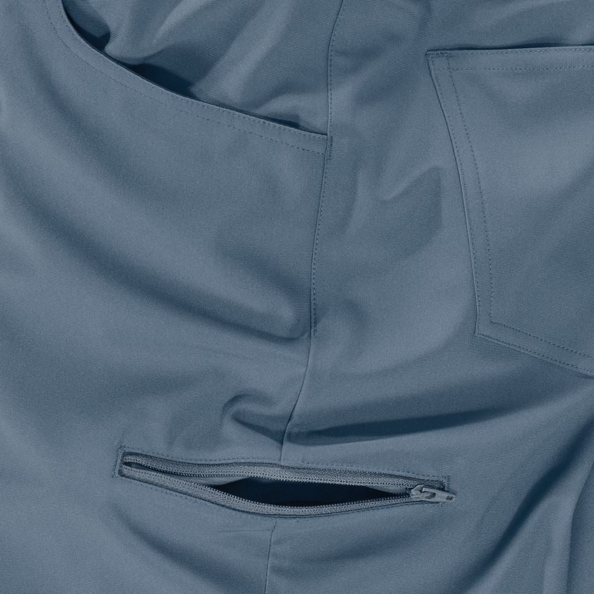Pantalons de travail: Pantalon de trav. à 5 poches Chino e.s.work&travel + bleu fer 2