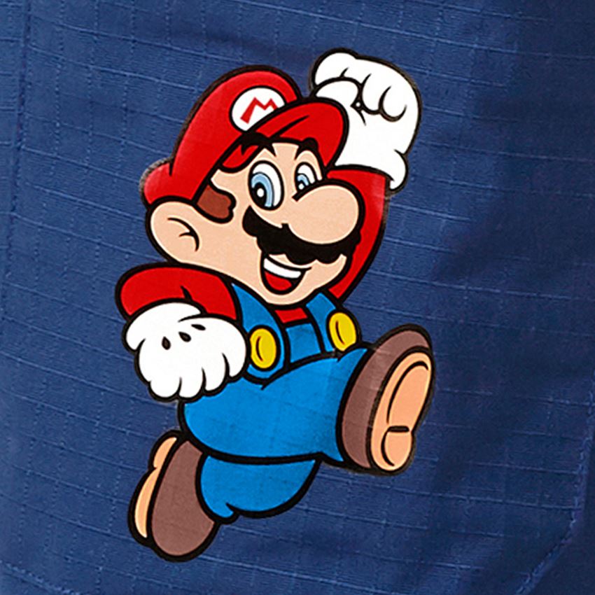 Collaborations: Super Mario Short cargo, enfants + bleu alcalin 2